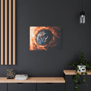 Artistic Canvas Wall Décor, Abstract Home Art, Modern Geometric Decor, Cosmic Art Print, Unique Gift for Art Lovers