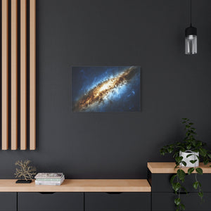 Galactic Canvas Art Print, Space Decor, Nebula Wall Art, Home Office Decor, Astronomical Gift