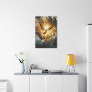 Serene Angel Canvas Art Print, Home Decor, Spiritual Decor, Gift for Her, Inspirational Wall Art, Uplifting Art Piece