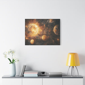 Celestial Canvas Wall Art, Cosmic Decor, Space Lover Gift, Galaxy Artwork, Home Decoration