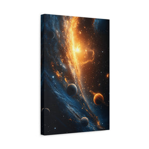 Stretched Canvas Wall Art, Cosmic Galaxy Decor, Astrophotography Print, Space Lovers Gift, Home Wall Decor, Celestial Artwork