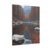 Autumn Décor, Canvas Art, AI Autumn Landscape, Nature Artwork Gift, Modern Wall Hanging, Unique Wall Art