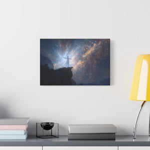 Cosmic Canvas Wall Art, Inspirational Decor, Galaxy Artwork, Home Decor, Celestial Wall Print, Meditation Art, Gift Idea