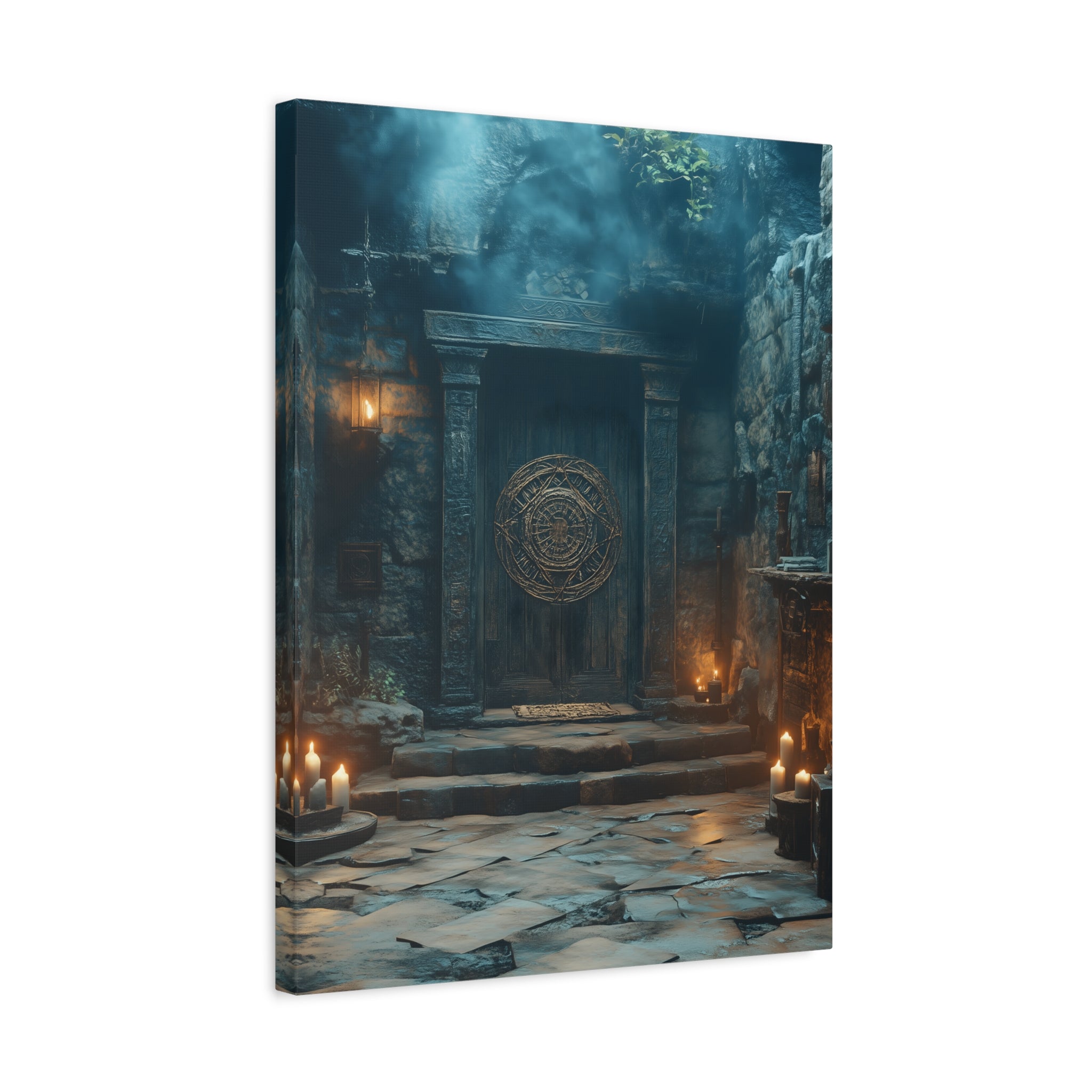 Mystical Doorway Canvas Print, Wall Art, Home Decor, Fantasy Art, Office Decoration, Bohemian Vibes, Gift Idea