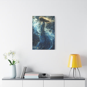 Canvas Wall Art - Mystical Water Goddess, Ethereal Décor for Home, Unique Gift for Art Lovers - BldyLcks Designs