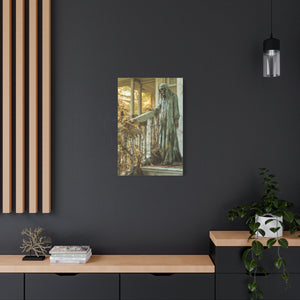 Spooky Gothic Canvas Art, Halloween Decor, Haunted House Wall Art, Creepy Home Decor, Dark Aesthetic