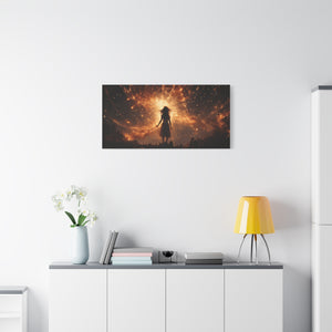 Cosmic Dreams Canvas Wall Art, High-Quality Matte Print, Celestial Decor, Cosmic Art, Gift for Space Lovers, Home Decor