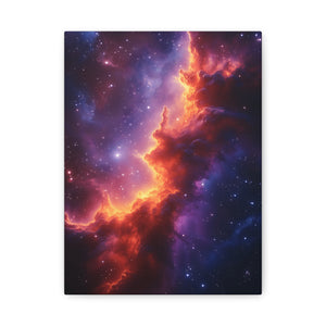 Stretched Canvas Print, Celestial Artwork, Home Decor, Space-Themed Gift, Office Wall Art, Galaxy Canvas