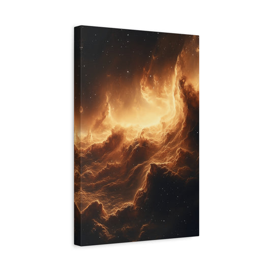 Canvas Wall Art, Cosmic Landscape, Celestial Decor, Starry Night Art, Space Wall Decor, Home Aesthetic