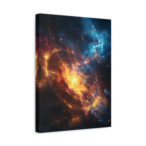 Cosmic Art Canvas, Galaxy Wall Decor, Stellar Home Design, Space Artwork, Astronomical Gift