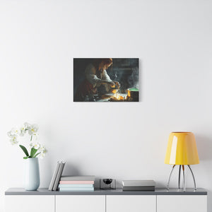 Magical Kitchen Canvas Wall Art, Fantasy Home Decor, Spellbinding Artwork, Witchy Gift, Kitchen Wall Decor, Cozy Vibes