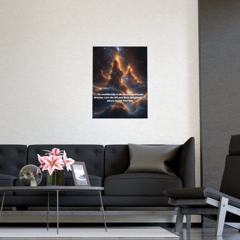 Inspirational AI Art Matte Posters, Vertical & Horizontal Prints, Home Decor, Wall Art, Dorm Room Decor, Office Wall Decor