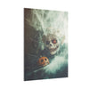 Halloween Décor, Spooky Wall Art, Canvas Art, Scary AI Images, Horror Fan Gift