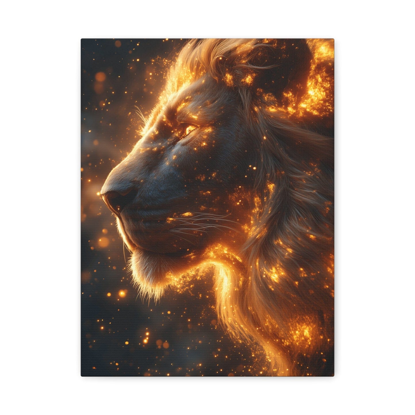 Majestic Lion Canvas Art - Wall Decor, Animal Print, Home Decoration, Gift for Animal Lovers, Stunning Wall Art