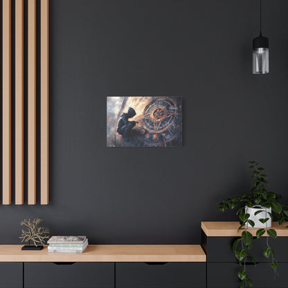 Canvas Print Astrology Clock