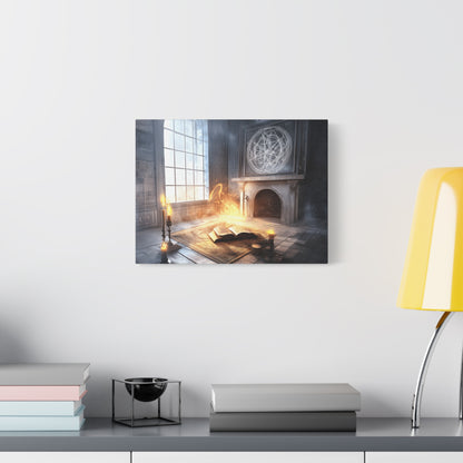 Mystical Canvas Art Print, Wall Decor for Fantasy Lovers, Enchanted Home Decor, Gifts for Book Lovers, Surreal Atmosphere Artwork