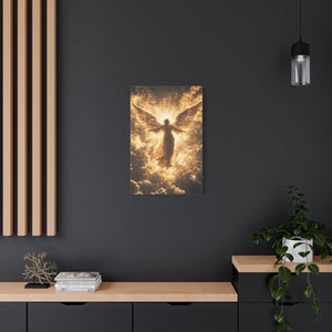 Heavenly Angel Canvas Print, Spiritual Wall Art, Home Decor, Gift for Faith, Inspirational Artwork, Angelic Guardian Decor