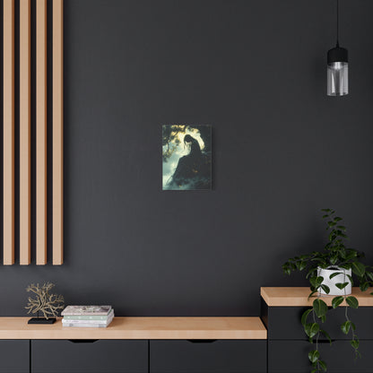 Mystical Forest Canvas Art, Dreamy Home Decor, Bohemian Wall Art, Enchanted Forest Print, Ethereal Nature Artwork, Gift for Nature Lovers