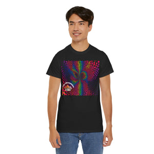 Psychedelic Rainbow Vortex T-Shirt — Trippy Optical Illusion Tee