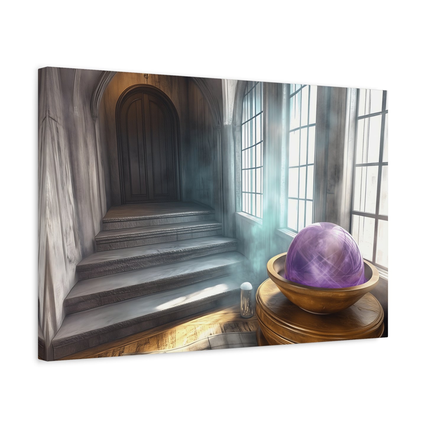 Mystical Canvas Wall Art, Fantasy Decor, Home Aesthetic, Gift for Wizards, Witch Decor, Halloween Art, Magical Atmosphere