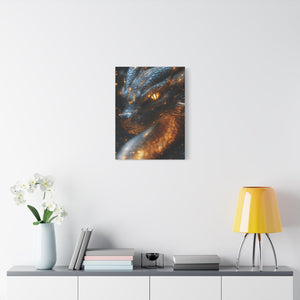 Majestic Dragon Canvas Print, Fantasy Wall Art, Home Décor, Gift for Dragon Lovers