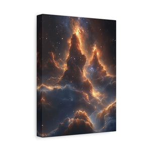 Cosmic Canvas Print, Galaxy Wall Art, Space Decor, Nebula Artwork, Science Fiction Home Decor, Planetary Interior Design