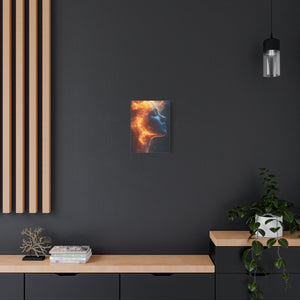 Stretched Canvas Art Print, Abstract Portrait Wall Décor, Bohemian Home Décor, Unique Gift