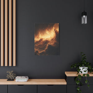 Canvas Wall Art, Cosmic Landscape, Celestial Décor, Starry Night Art, Space Wall Décor