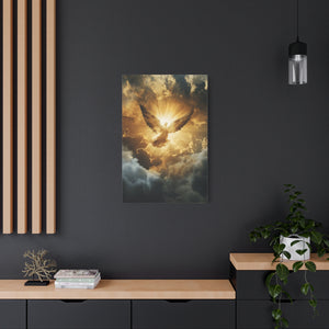 Serene Angel Canvas Art Print, Home Decor, Spiritual Decor, Gift for Her, Inspirational Wall Art, Uplifting Art Piece